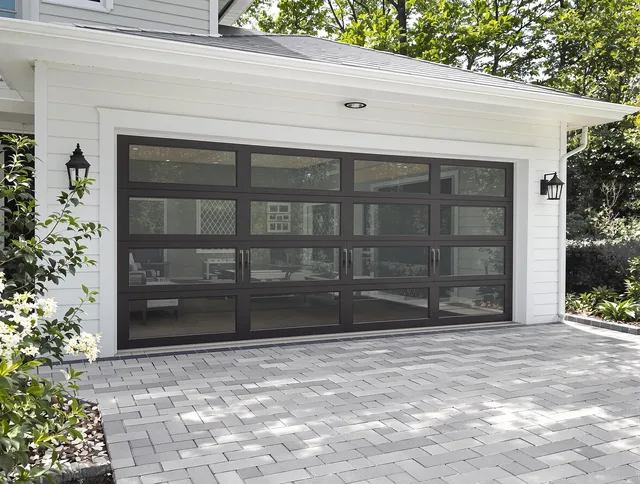 Fullerton Garage Door Repair design specialist presenting custom garage door options to Fullerton homeowner