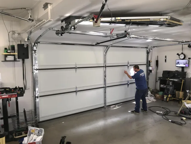 Professional garage door repair service by Fullerton Garage Door Repair in Fullerton