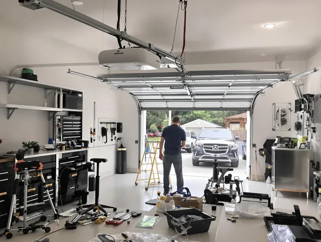 Garage door opener installation by Fullerton Garage Door Repair in Fullerton