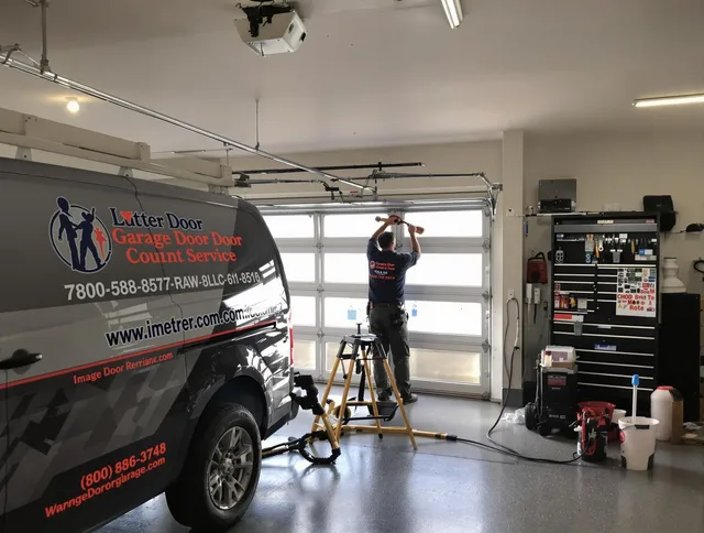 Fullerton Garage Door Repair team performing same-day garage door repair in Fullerton