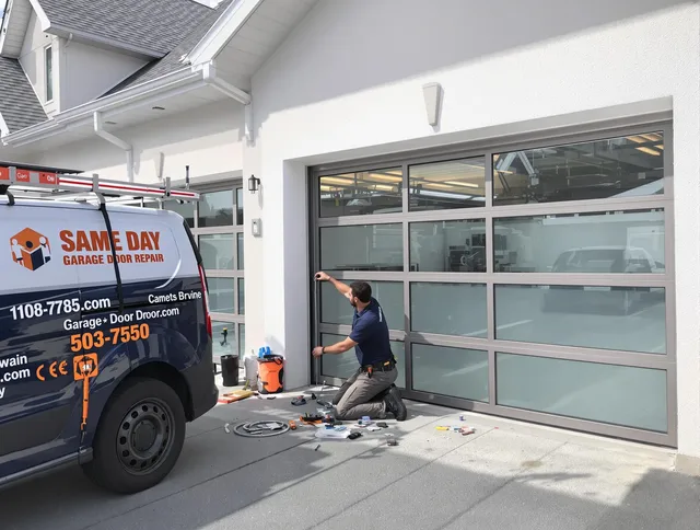 Same-day garage door repair service by Fullerton Garage Door Repair in Fullerton